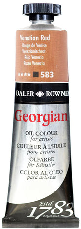 Daler Rowney Georgian Oil Paint - Venetian Red - 38 ml